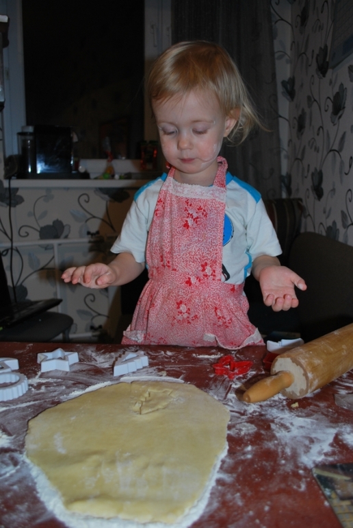 А мы пекли печенье)